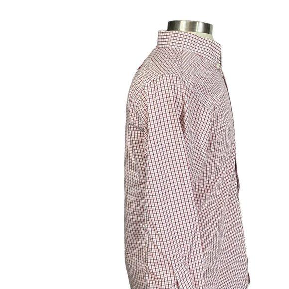 Brooks Brothers 1818 Regent Men White Red Gingham Button-Up Suit Shirt Sz 16-2/3 - Picture 10 of 13